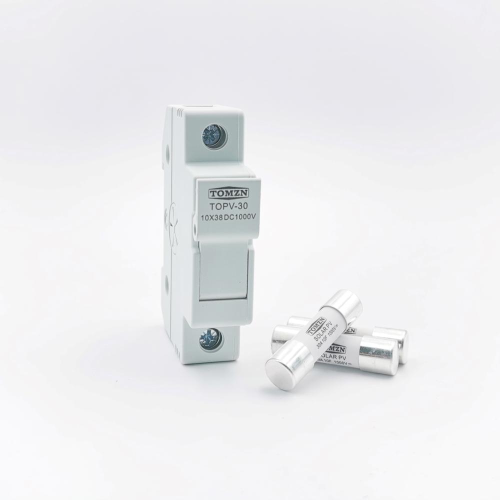 Solar PV Fuse Holder DC 1000V Fuses 15A