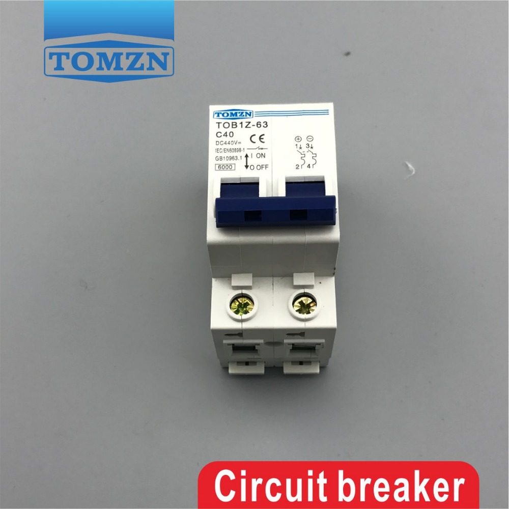 2P 40A DC 440V Circuit breaker MCB