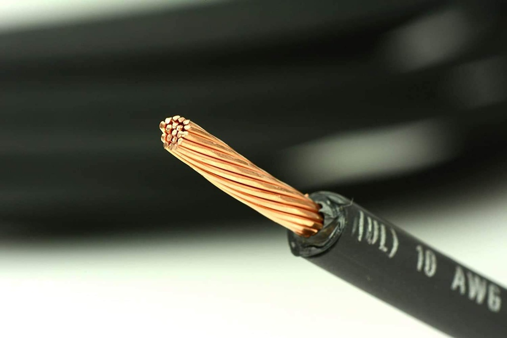 10 AWG Solar Panel Wire Black madie in USA