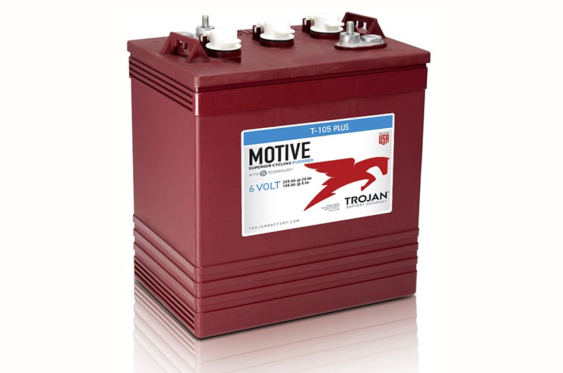 T-105-PLUS Trojan 6 Volt Deep Cycle, 225AH